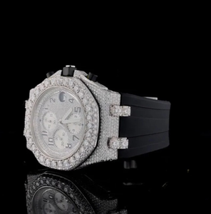 Best Selling Hip Hop Customized Iced Out Lab Grown Diamond <b>Watch</b> for <b>Men</b> VVS Diamond <b>Watch</b> Gift - Product Image 5