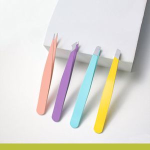 Pinzas de Cejas de Alta Calidad, 4 Piezas, Diferentes Usos, Pinzas de Acero Inoxidable, las Mejores Pinzas Profesionales para Extensión de Pestañas - Product Image 4