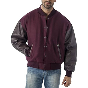 Veste universitaire tendance pour femme, vestes Letterman personnalisées OEM ODM, vêtements de sport décontractés, veste de baseball en polaire, style automne-hiver - Product Image 1