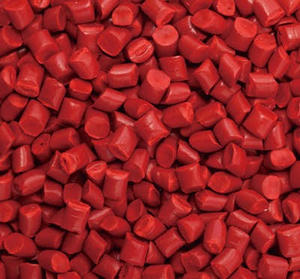 Red <b>Plastic</b> Masterbatch Color Concentrate <b>Pellets</b> for Nylon Injection Molding and Extrusion - Product Image 1