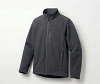 Veste softshell imperméable et coupe-vent pour homme, avec fermeture éclair frontale chauffante, pour l'hiver et les activités de plein air, style streetwear