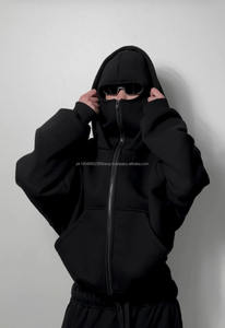 Best Quality Wholesale Price Customized New <b>Men</b> Windproof Running Breathable <b>Snood</b> Balaclava Hoodies Hoodies for Man 100% Cotton - Product Image 4