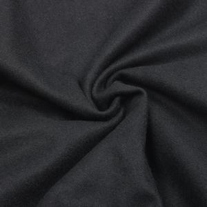 เสื้อแจ็คเก็ตเบสบอลผ้าฟลีซคอตตอนคุณภาพสูงสำหรับผู้ชาย แขนหนังปักลายเชนีล แต่งชายเสื้อแบบริบ หนา น้ำหนักมาก สีดำ สไตล์วาร์ซิตี้ - Product Image 5