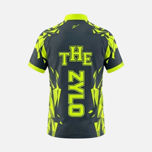 Camiseta de Dárdos Personalizada para Hombre, Antibacteriana, Ecológica, con Cierre de Cremallera de un Cuarto, Ligera, Transpirable, Estampada, de Poliéster - Product Image 4