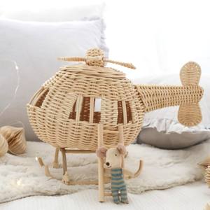 El mejor regalo de cumpleaños para bebés, niños, avión, helicóptero, juguete para niños, juguetes de avión volador de ratán ecológicos - Product Image 1