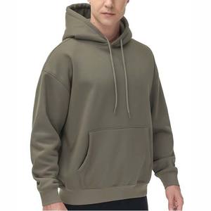 Sudadera con Capucha Ecológica para Hombre, Suministro Directo de Fábrica, Otoño, Tejido de 420g, Corte Regular, Estilo Urbano - Product Image 2