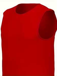 Nueva Camiseta sin Mangas de Punto 100% Algodón Transpirable de Alta Moda para Hombre, Camiseta Casual sin Mangas para Hombre, Ropa de Gimnasio de Verano, Logotipo Personalizado - Product Image 2