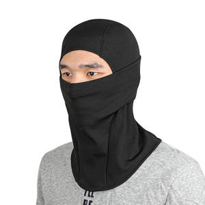 Masque facial respirant noir pour hommes et femmes, balaclava, masque de ski d'hiver, bonnet de cyclisme, balaclava de moto - Product Image 2