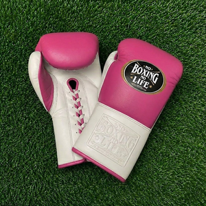 Hot Selling Handmade Laced Professional Boxing Sparring <b>Gloves</b> Genuine Cowhide Leather Custom Packaging Adult Training <b>Gloves</b> - Product Image 5