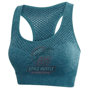 Sujetador deportivo acolchado sin costuras para mujer, sujetador deportivo para yoga, sujetador deportivo push-up para fitness, en venta en línea. - Product Image 2