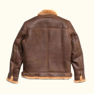 Wholesale Polyester/Cotton Canvas Varsity <b>Jacket</b> for Men with Front Custom Logo Premium Winter Casual Streetwear Outerwear - Product Image 3