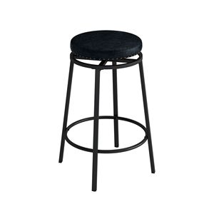 Set di 3 cassetti lungo tavolo da pranzo con prese di corrente facile montaggio Bar tavolo da cucina Set circolare PU sgabelli mobili per uso domestico - Product Image 5