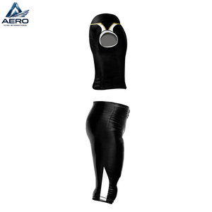 Servicio OEM ODM 2026, Uniforme de Fútbol Americano Personalizado, Totalmente Negro, con Jersey de Malla Profesional y Pantalones Acolchados - Product Image 2