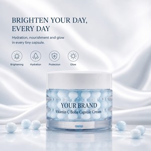 Crème Visage Hydratante et Nourrissante à la Vitamine C en Capsules Boba Marque Blanche pour Usage Domestique – OEM/ODM disponible - Product Image 5