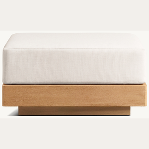 <b>Storage</b> Ottoman Sofa with Teak Wood Frame and Eco-Friendly Foam for Bedroom and Indoor/Outdoor Use - Product Image 4