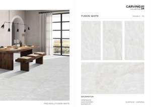 Azulejos de Porcelana Esmaltada Pulida de Alta Definición con Superficie Tallada, Formato Grande de 600x1200mm, para Pisos y Paredes, Diseños Modernos - Product Image 3