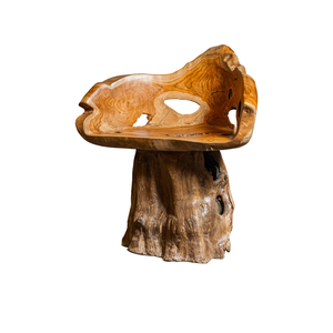 Juego de Mesa de Centro Rústica de Raíz de Teca ARTERRA de Lujo con Sillones Esculpidos - Muebles de Sala Hechos a Mano y Ecológicos - Product Image 2