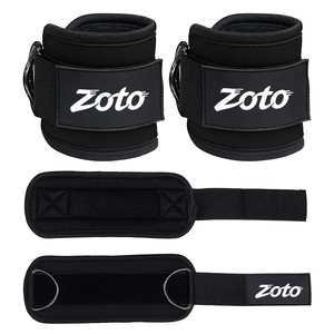 Zoto Neoprene Ankle Support <b>Straps</b> Adjustable Hook Loop Closure for Weight Lifting Strength Training Unisex Fitness Gear - Product Image 1