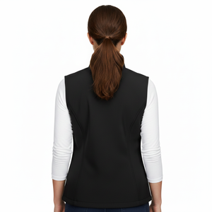 Nouvelle arrivée : veste de randonnée unisexe imperméable et coupe-vent à col montant en softshell, gilet d'extérieur sans manches à fermeture éclair pour l'hiver - Product Image 4