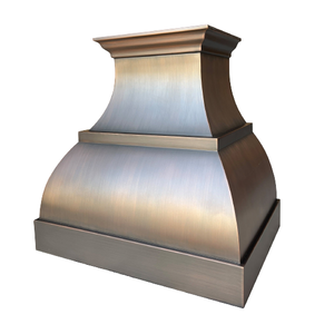 Campana extractora de cobre de pared de gran venta, campana de chimenea, cubierta de chimenea, atractiva campana de cobre con remaches, la mejor campana extractora de cobre - Product Image 3