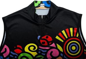 เสื้อแจ็คเก็ตปั่นจักรยานแบบไม่มีแขน MANGOES FASHION สำหรับผู้ชาย ทรงพอดีตัว กันลม แห้งเร็ว ระบายอากาศได้ดี ผลิตจากโพลีเอสเตอร์ 100% สำหรับปั่นจักรยานบนถนน - Product Image 6