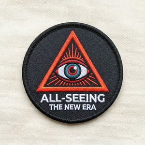 Patch thermocollant en jean brodé personnalisé Flaming 8 Ball avec forme alphabet pour vestes et accessoires vestimentaires - Product Image 4