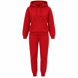 OEM Women's <b>Crop</b> <b>Top</b> <b>Sets</b> High Quality Custom Logo Design Streetwear Hooded Long <b>Tops</b> Tracksuits Winter - Product Image 1