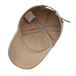 Manufacturer Custom Blank Dad Hat 6-Panel 100% Cotton Breathable <b>Waterproof</b> Baseball <b>Cap</b> with Metal Buckle for Unisex Adults - Product Image 5