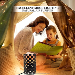 Lampe de sel de l'Himalaya naturelle la plus vendue, éclairage domestique, bien-être, amour, Feng Shui, fabrication artisanale, cadeau de haute qualité du fabricant - Product Image 4