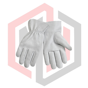 Guantes de Seguridad de Piel de Cabra, Antideslizantes, Antiestáticos, Anticorte, con Puño Ajustable, Suaves y Lisos, Unisex - Product Image 3