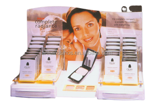 2025 moderno atractivo ecológico acrílico piel maquillaje soporte de exhibición cosméticos conjunto producto para escaparate - Product Image 2