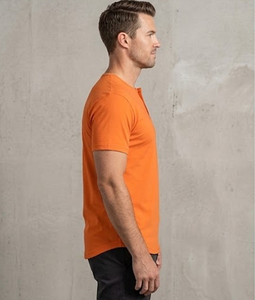 T-shirt Henley d'été pour homme, manches courtes, style streetwear, t-shirts Henley pour homme, 100% coton polyester, t-shirts Henley pour homme - Product Image 3