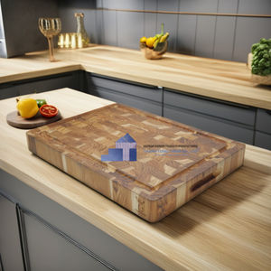 Vente chaude Planches à découper en bois de teck naturel Blocs à découper en bois de teck pour ustensiles de cuisine Vente en gros du Vietnam - Product Image 2