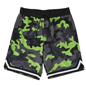 Hot Sale Men's 100% Cotton Solid Street Wear Basketball Sports Mesh Shorts Elastic Waist Single <b>Layer</b> Quick Dry Running Pockets - Product Image 1
