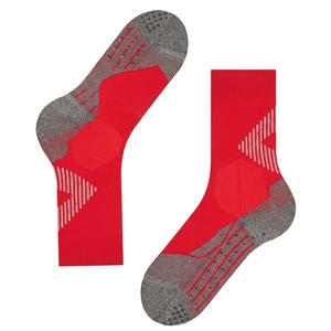 <b>Men's</b> Red Ankle <b>Socks</b> Knitted Breathable Polyester Spandex Sports <b>Socks</b> Summer Regular Style Solid Color - Product Image 3