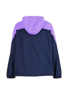 Men's Hooded Windbreaker <b>Jacket</b> Color Blocking Zipper Closure Sporty Casual Outdoor Wear Spring Polyester Material - Product Image 3