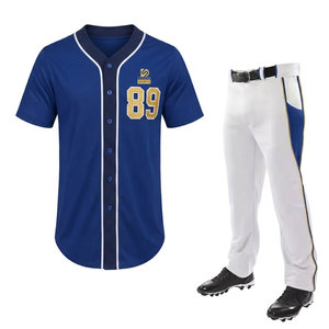 Uniforme de Béisbol Ligero, Transpirable y de Secado Rápido, 100% Poliéster, Diseño Personalizado de Primera Calidad a Precio Económico - Product Image 1
