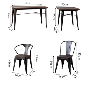 Venta al por mayor barato antiguo comedor sillas Tolixes <span class=keywords><strong>silla</strong></span> con asiento de <span class=keywords><strong>madera</strong></span> para restaurante - Product Image 4