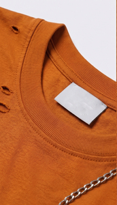 T-shirts pour femmes en coton 100% lourd, délavés, à épaules tombantes, effet vieilli, style streetwear - Product Image 4