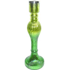 Article décoratif pour la maison Bougeoirs en verre pour pilier Bougie conique Bougie Centres de table de mariage Haute qualité Nouveau design 2025 - Product Image 1