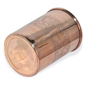 Vaso de Cobre Ecológico con Auténtica Artesanía India para Uso Religioso - Product Image 4