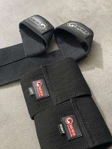 สายรัดยกน้ำหนักแบบนีโอพรีนและยางยืดสำหรับครอสเทรนนิ่ง พร้อมสายรัดข้อมือแบบรัดกระชับ ป้องกันการลื่น ปรับได้ น้ำหนักเบา - Product Image 3