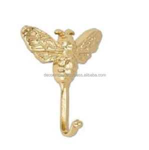 Loading Capacity Simple Design Bathroom Kitchen High Quality Adhesive Brass <b>Wall</b> Hanger Hook Adhesive <b>Wall</b> Hook - Product Image 1