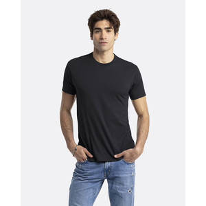 Camiseta 6210 CVC 100% Algodón Azul Marino Unisex Cuello Redondo Ecológica Transpirable 180g Impresión Serigráfica DTG Transferencia Térmica - Product Image 4