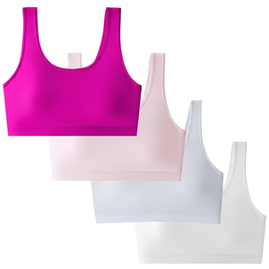 Sujetador Deportivo para Mujer, Soporte Medio, Transpirable, para Yoga, Color Sólido, Spandex, Poliéster, Tirantes No Ajustables - Product Image 6