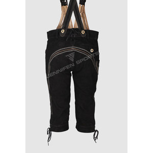 Pantalones Cortos Tradicionales Bávaros para Hombre, Estilo Lederhosen, Hasta la Rodilla, Bordados, de Cuero Vacuno y Gamuza Ecológica, con Tirantes - Product Image 5