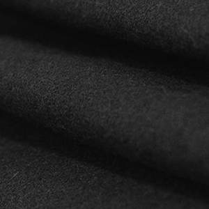 แจ็คเก็ตวาร์ซิตี้ผู้ชายคุณภาพสูงสั่งทำพิเศษ ตัวเสื้อทำจากผ้าขนสัตว์สีดำ แขนหนัง แต่งแถบสีทอง แจ็คเก็ตเบสบอลสไตล์ Letterman แฟชั่นแนวสตรีท - Product Image 2