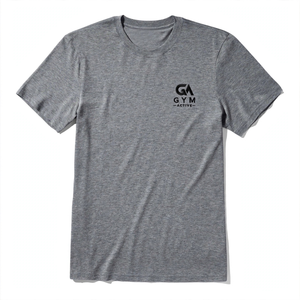 เสื้อยืดผู้ชาย GYM Active ผ้าโพลีเอสเตอร์ผสมคอตตอนแบบเรียบ  รักษ์โลก  รับสกรีนโลโก้  ไซส์ใหญ่พิเศษ - Product Image 1