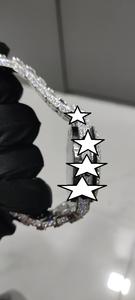 Reloj Mecánico Deportivo de Lujo con Diamantes Moissanite VVS1, Esfera Cronógrafo, Movimiento de Acero Inoxidable, Correa de 20 mm - Product Image 4