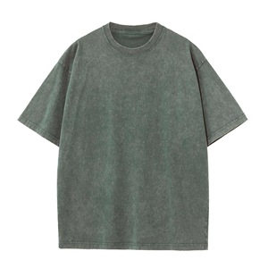 เสื้อยืดคอกลมแขนสั้นทรงโอเวอร์ไซส์ ผ้าฝ้าย 100% สีเทา น้ำหนัก 240 กรัม ระบายอากาศได้ดี พิมพ์ลายสกรีนโลโก้ตามสั่ง บริเวณด้านหลังคอเสื้อ สำหรับผู้ชาย - Product Image 5